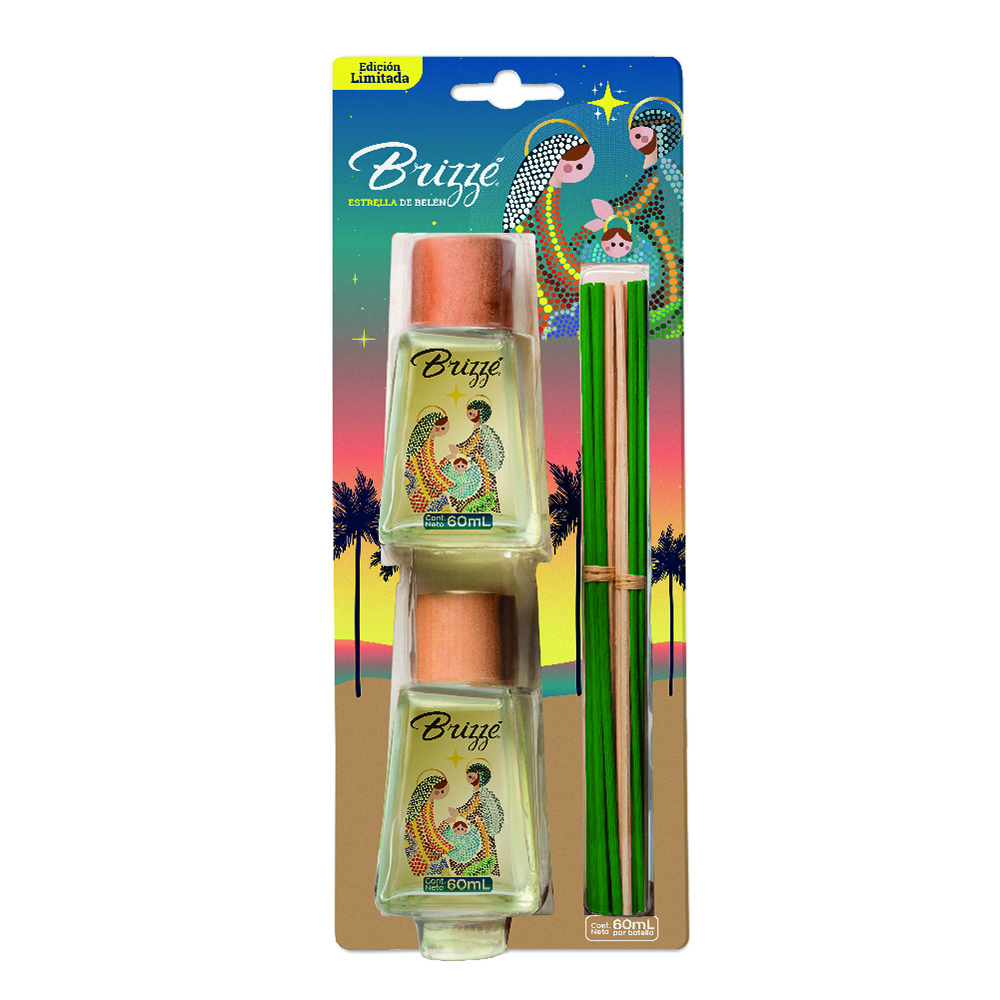 AMBIENTADOR PALITOS RATTAN DUO BRIZZE ESTRELLA DE BELEN X 120ML