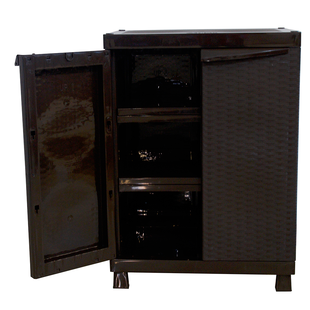 ARMARIO MEDIANO RATTAN - WENGUE