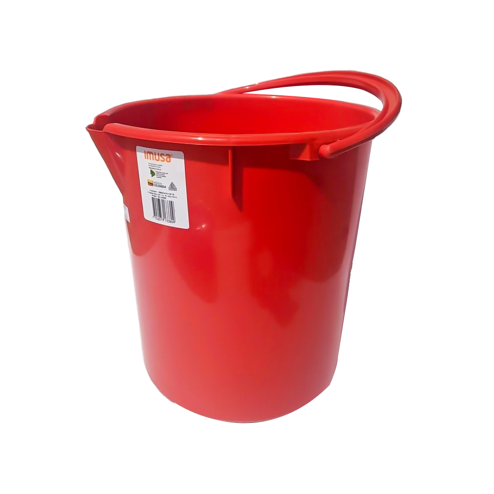 BALDE 13L ROJO IMUSA