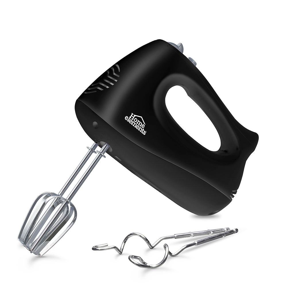 BATIDORA ELECTRICA 5 VEL TURBO 2 JUEGOS DE ASPAS HOME ELEMENTS