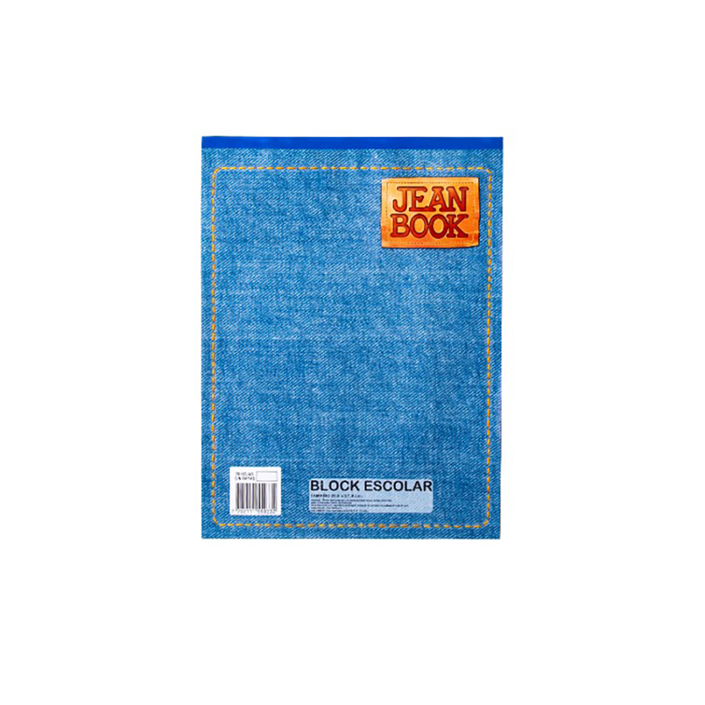 BLOCK JEAN BOOK CARTA SIN RAYA NORMA