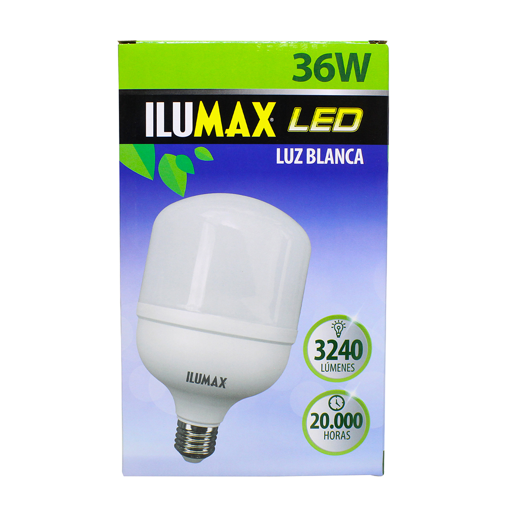 BOMBILLO 36W LED 20MH LUZ BLANCA-ILUMAX