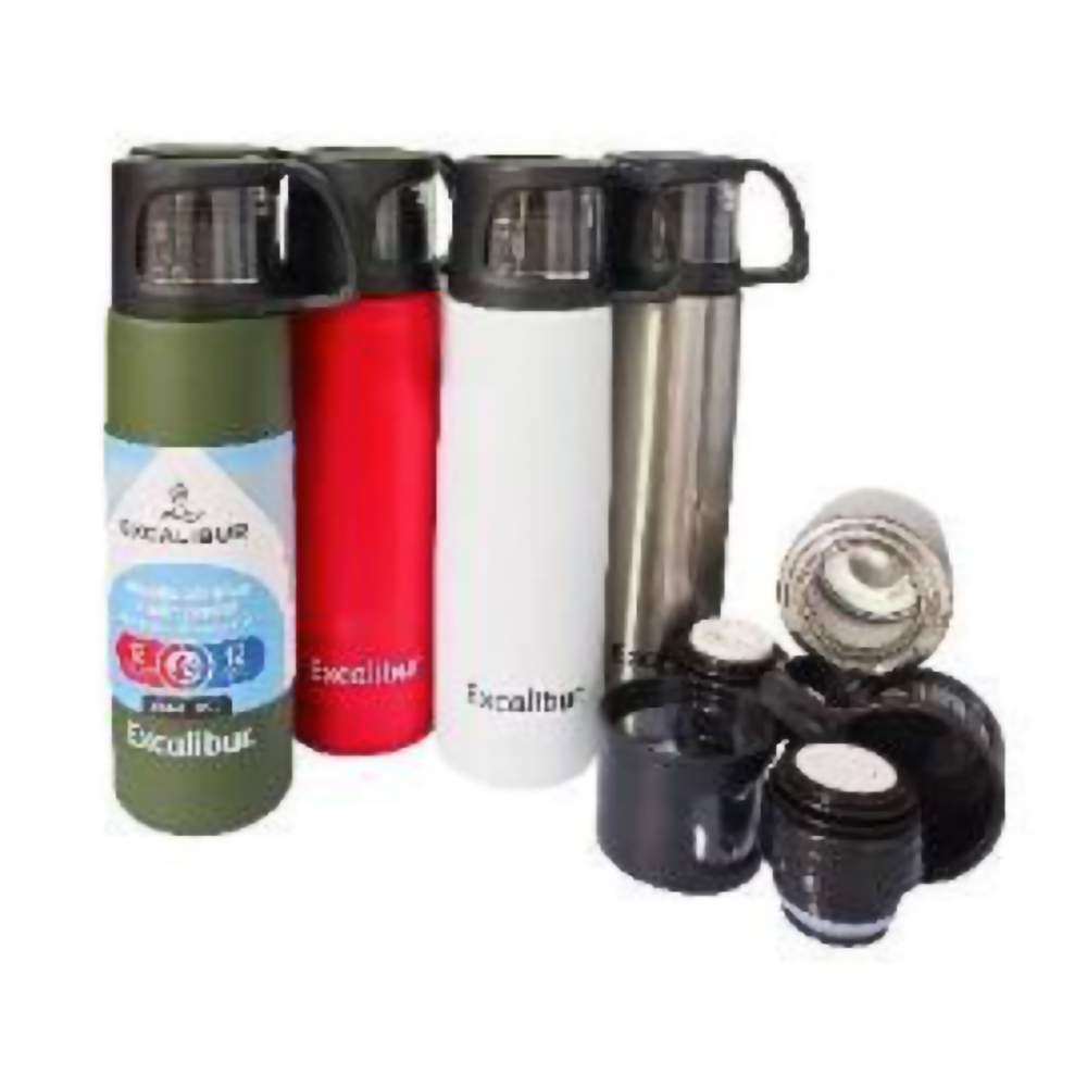 BOTELLA TERMICA 500 ML DOBLE PARED EXCALIBUR