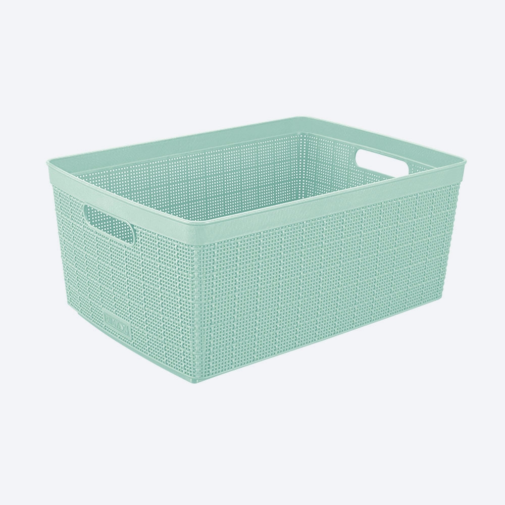 CANASTA FIQUE 30L MENTA ST RIMAX