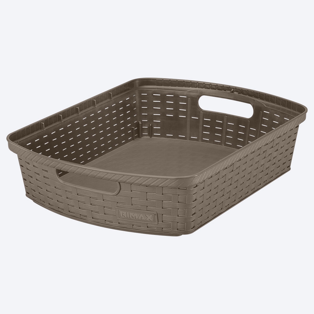 CANASTA SHIA BAJA 6 L MOCCA RIMAX