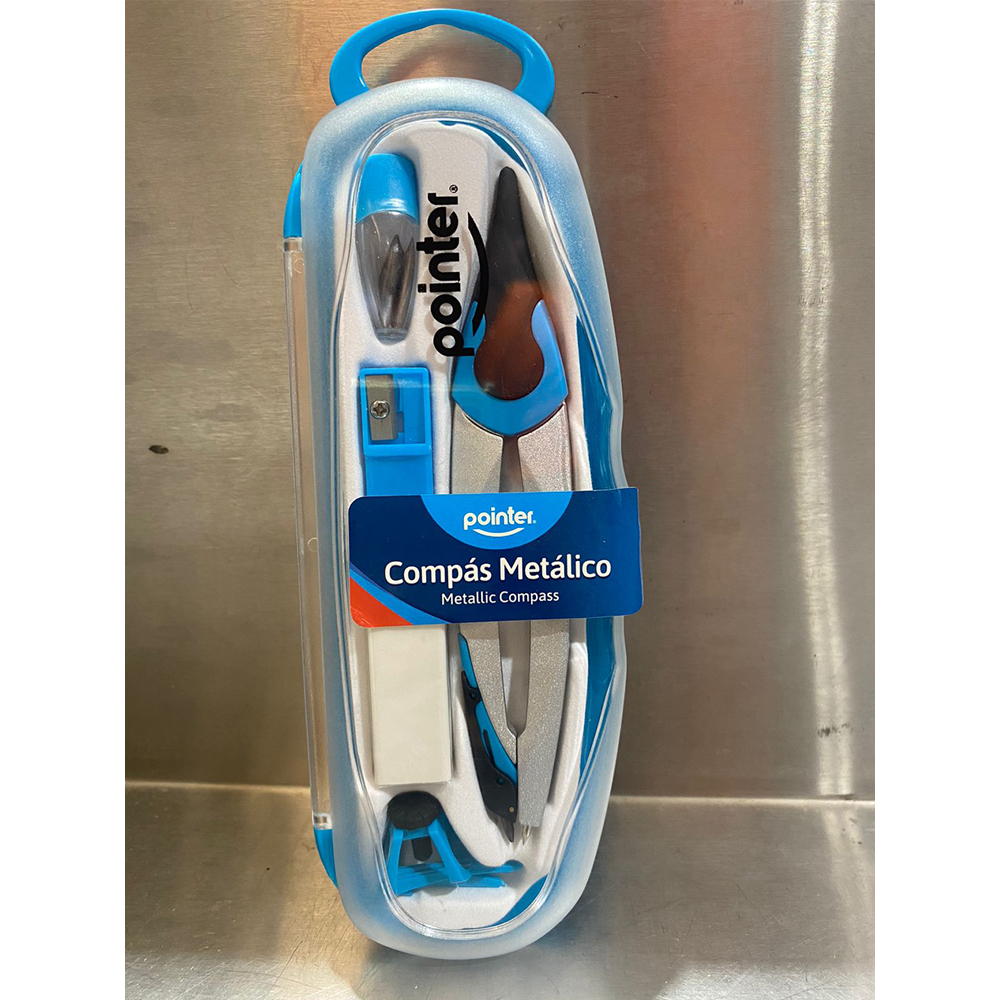 COMPAS DE PRECISION METALICO JUEGO POINTER
