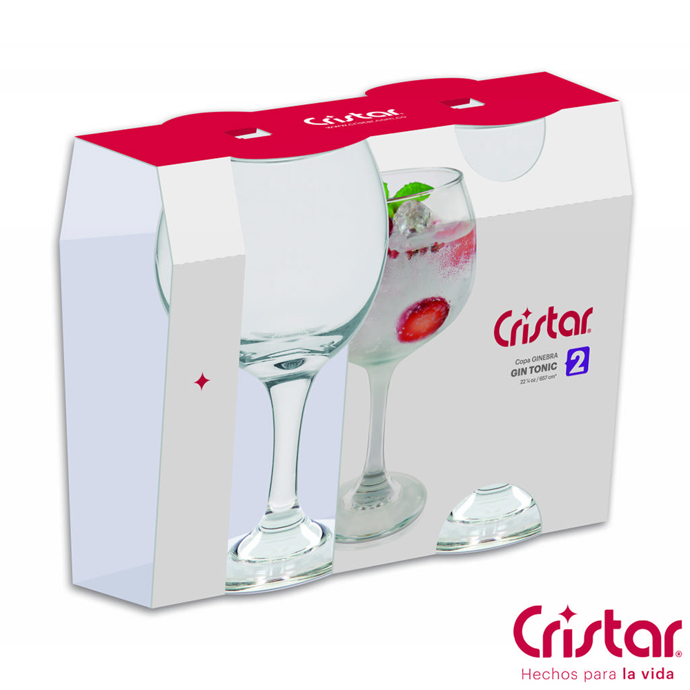 COPA GINEBRA ESTUCHE X2 5472 CRISTAR