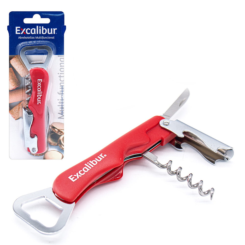 DESTAPADOR MULTIFUNCIONAL EXCALIBUR COLORES SURTIDOS