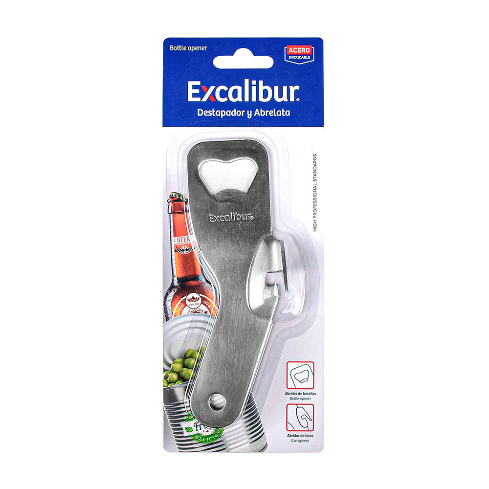 DESTAPADOR Y ABRELATA EXCALIBUR