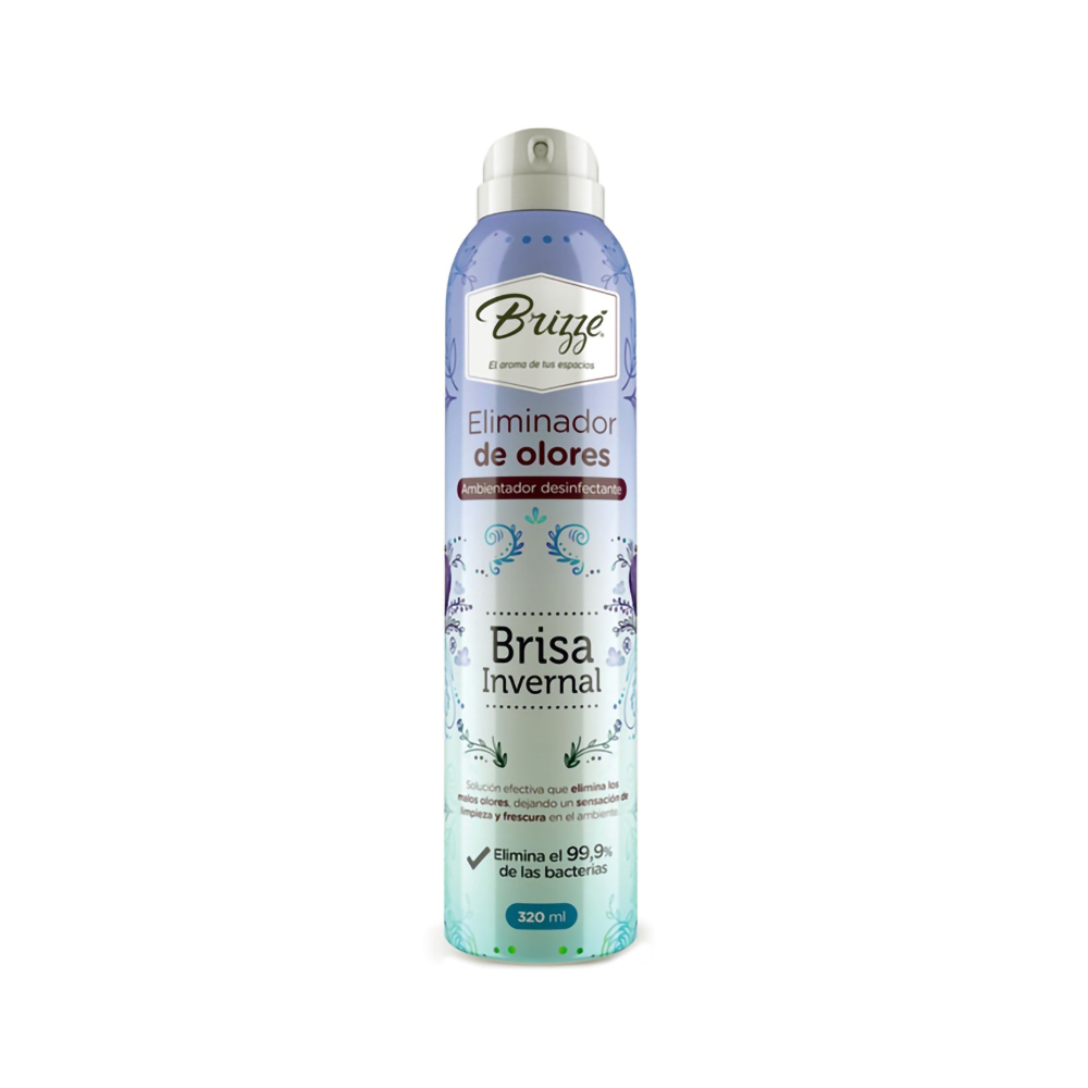 ELIMINADOR DE OLORES BRISA INVERNAL 320ML BRIZZE