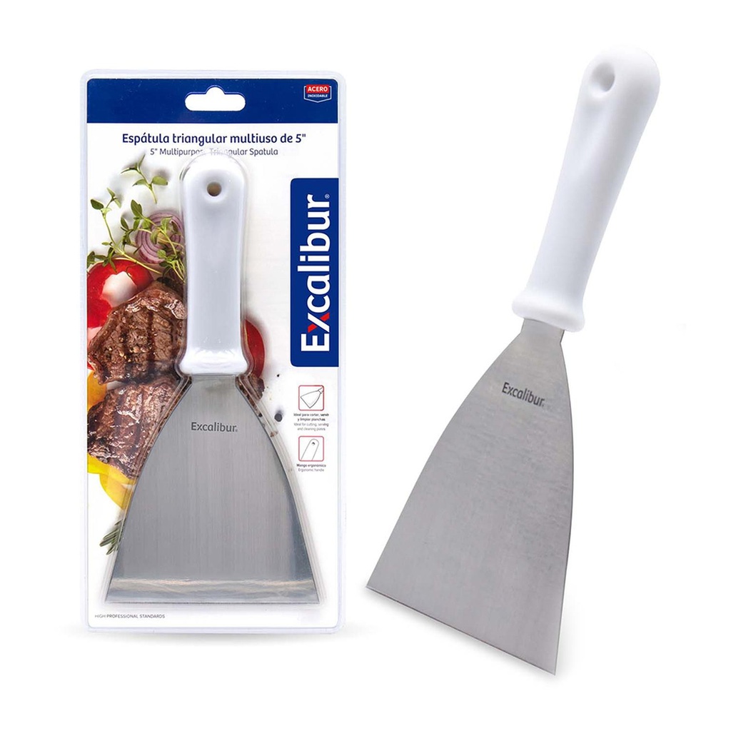 ESPATULA TRIANGULAR MULTIUSOS 5 PULG EXCALIBUR