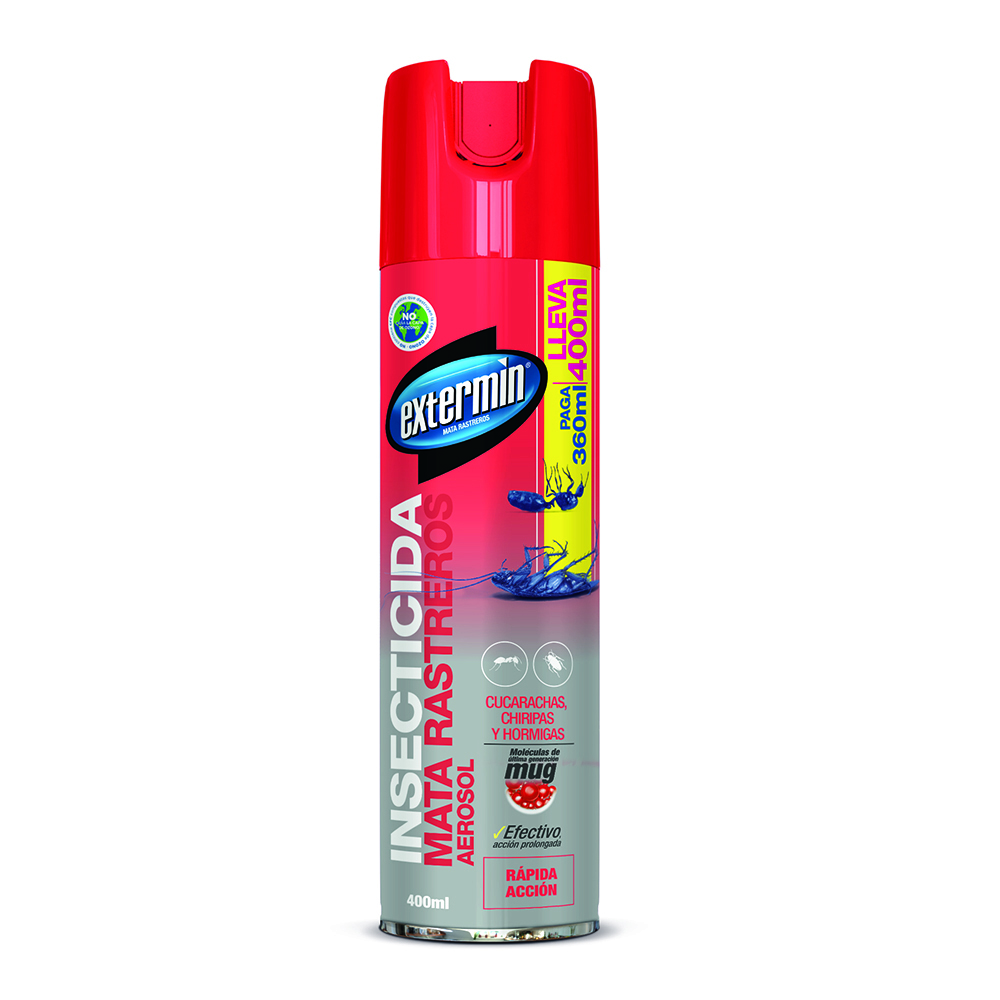 INSECTICIDA AEROSOL MATARASTREROS PAGUE 360 LLEVE 400-  EXENTO IVA