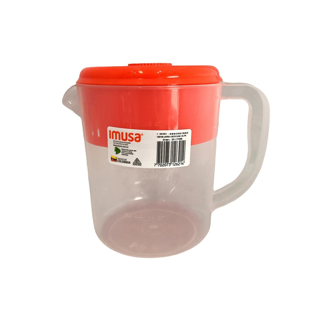 JARRA 1,5 LT AMERICANA PV COLORES SURTIDOS IMUSA