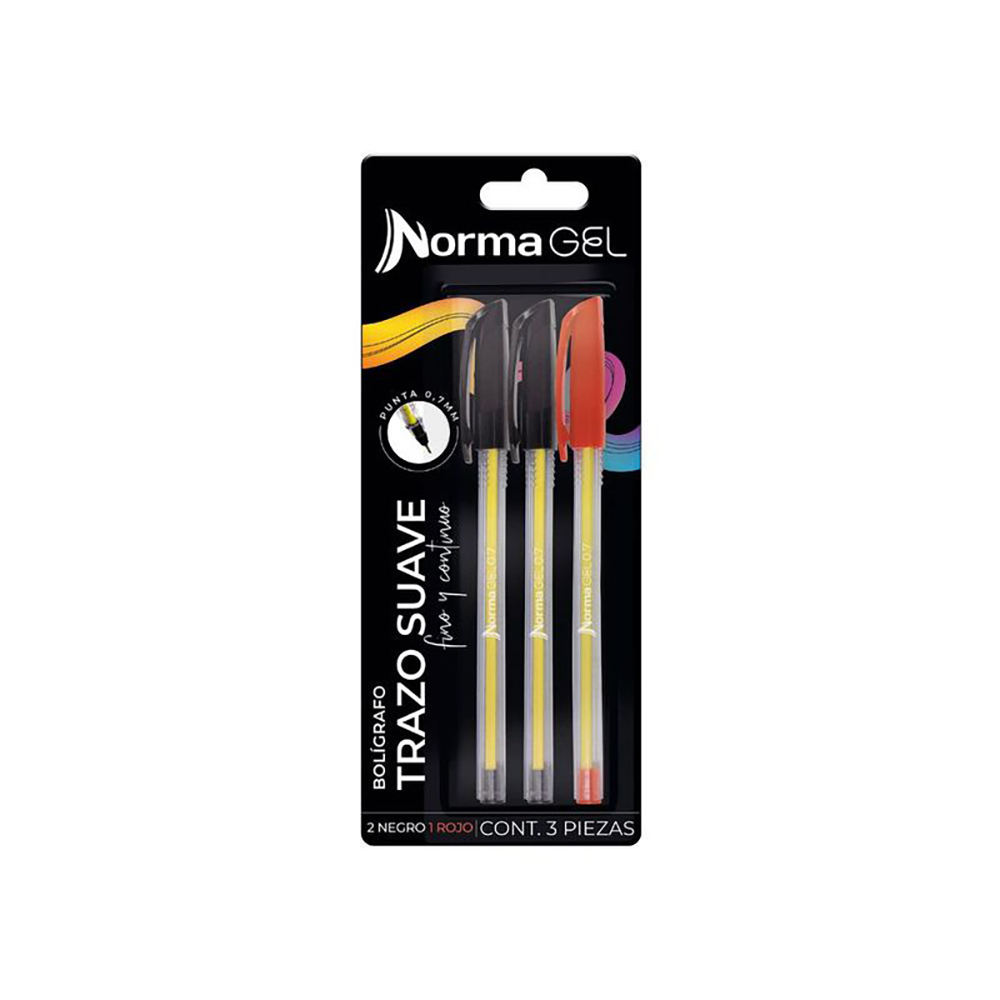 LAPICERO GEL 2NEG/1 RJ NORMA