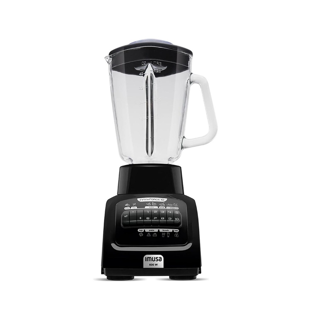 LICUADORA INFINITY FORCE 10 FUNCIONES NEGRA IMUSA