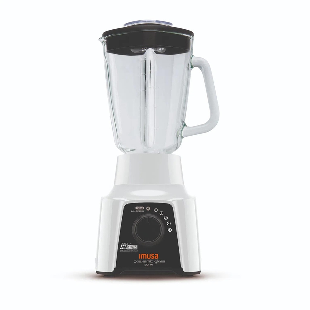 LICUADORA POWERMIX GLASS 5V BL IMUSA