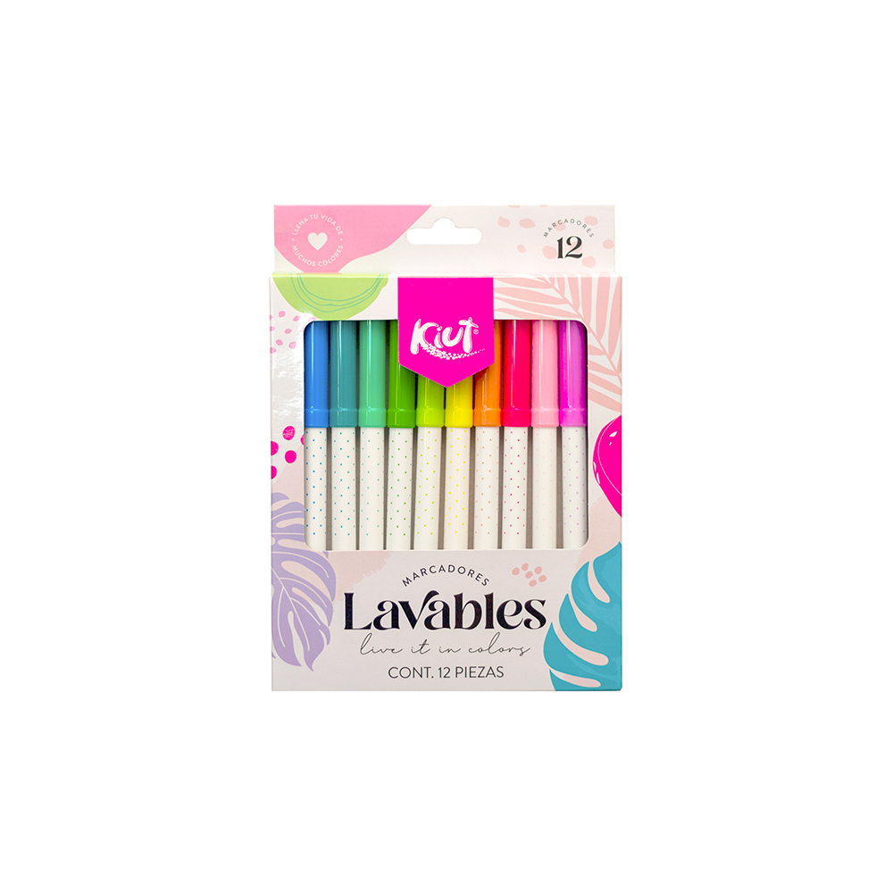 MARCADORES LAVABLES KIUT X 12 NORMA