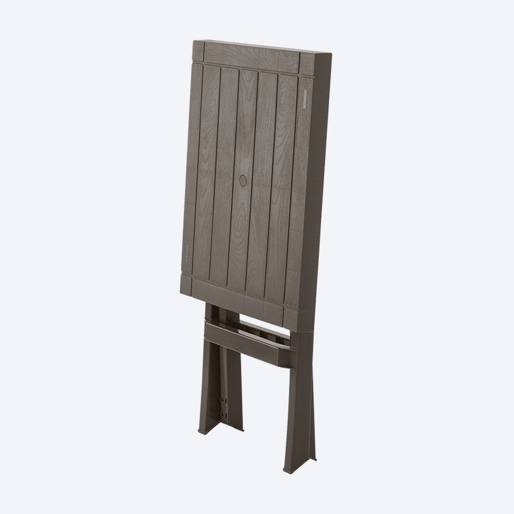 MESA PLEGABLE RECT BARU TAUPE RIMAX