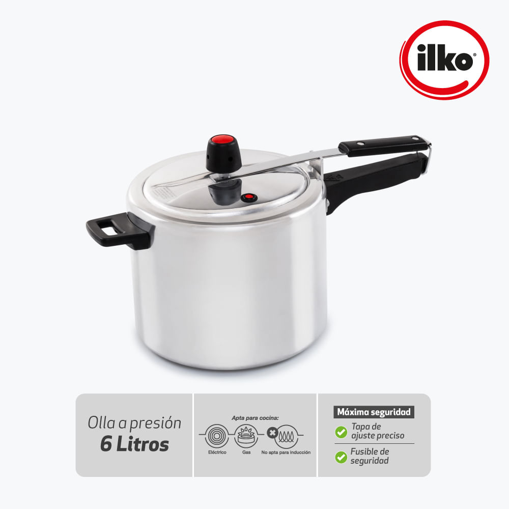 OLLA PRESION 6 LITROS ILKO