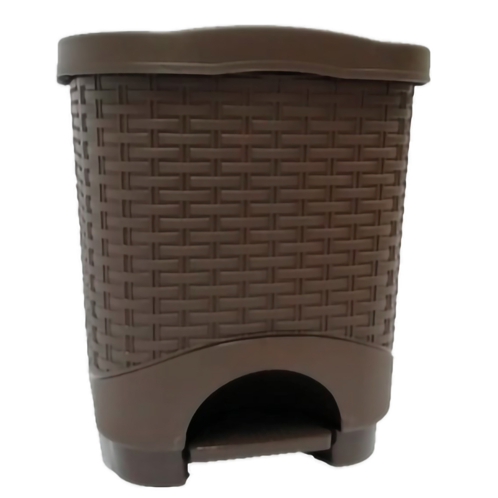 PAPELERA RATTAN PED 12 L - WENGUE