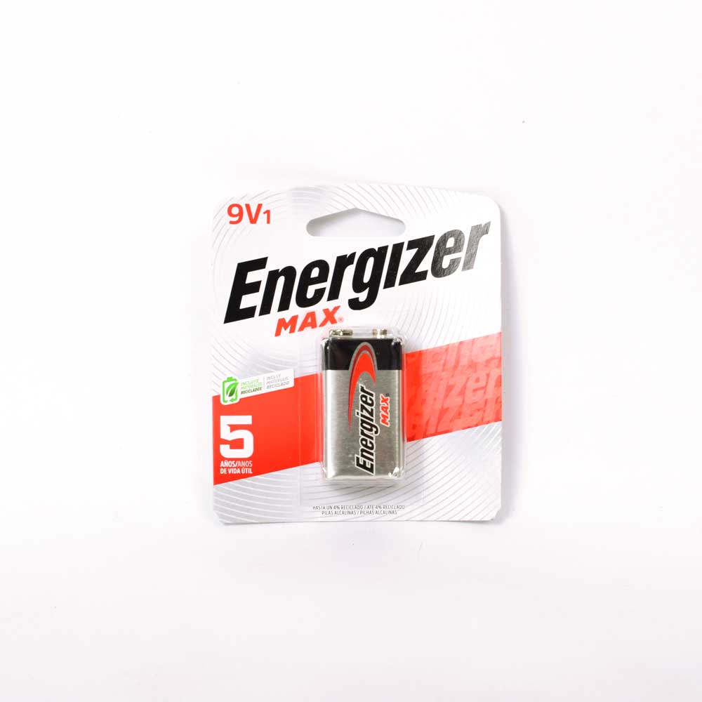 PILA ALCALINA MAX 9VX1 ENERGIZER