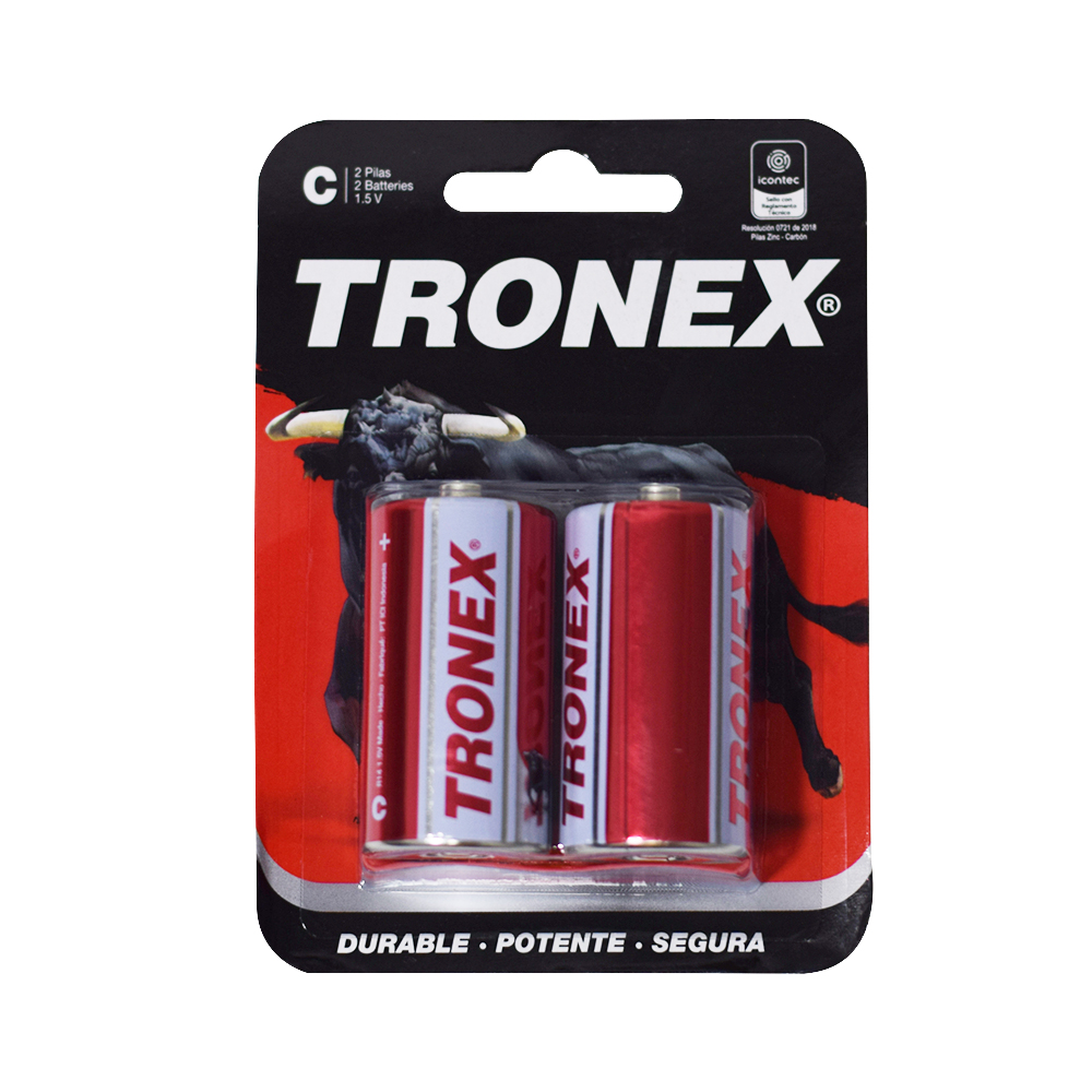 PILA TRONEX ROJA MEDIANA C (PAR)