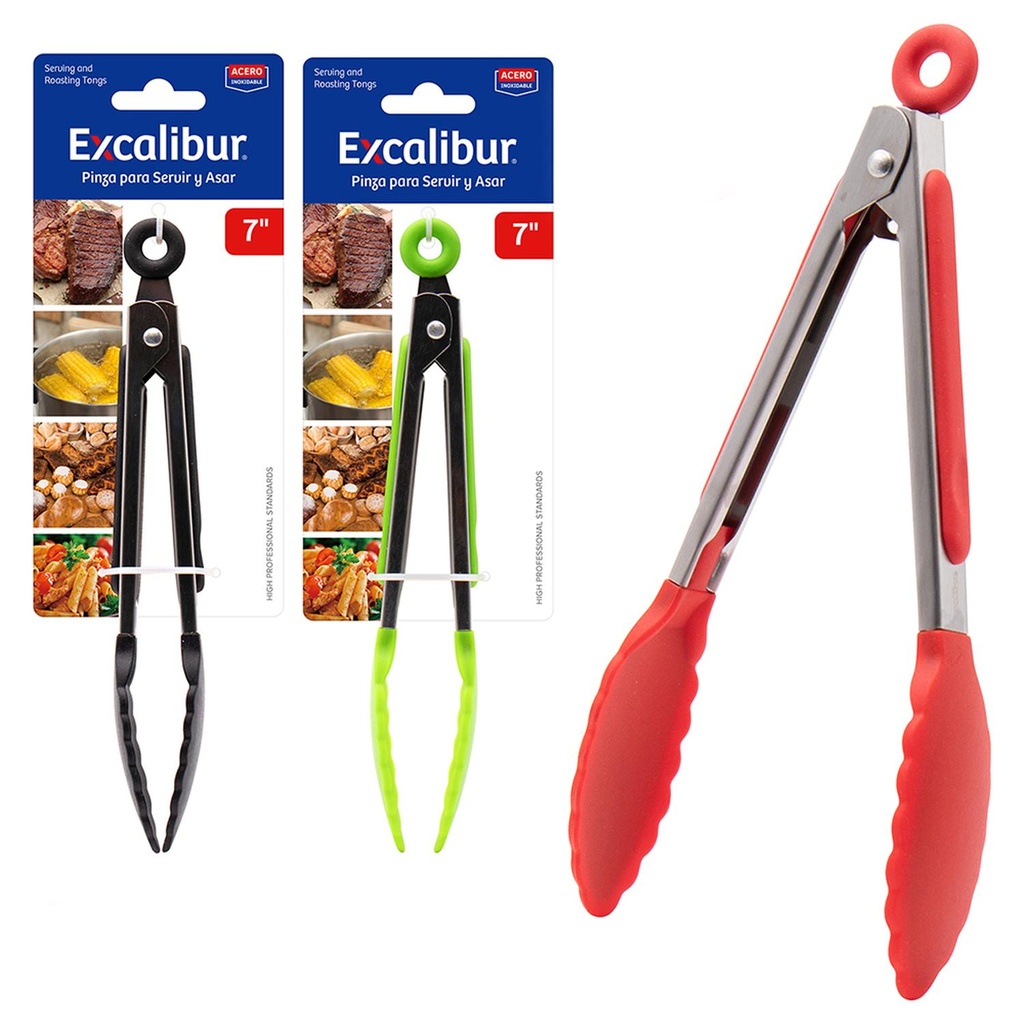 PINZA SERVIR ASAR 7 PULG EXCALIBUR COLORES SURTIDOS