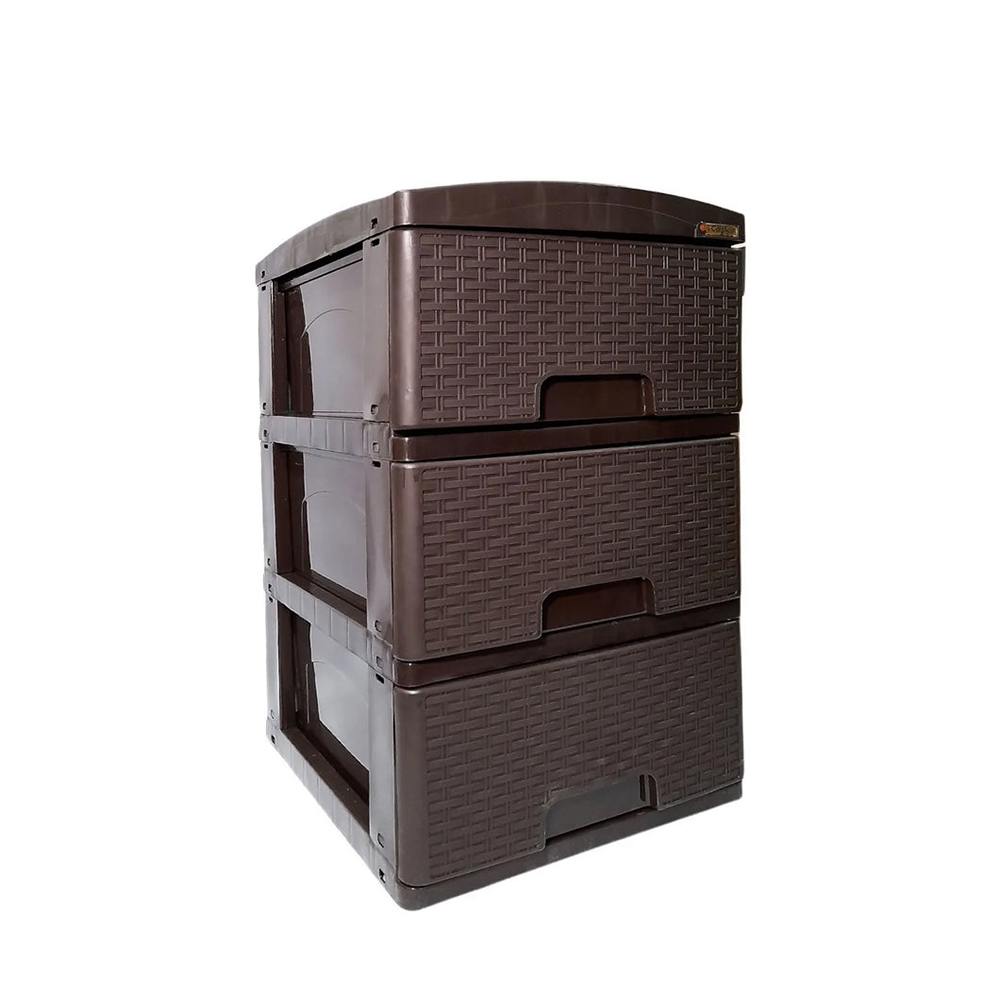 PRACTIMUEBLE PEQ X 3 RATTAN - WENGUE