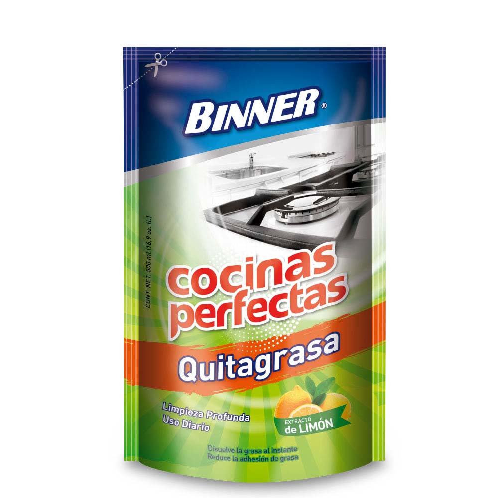 QUITAGRASA REPUESTO COCINAS PERFECTAS.500ML (109907)