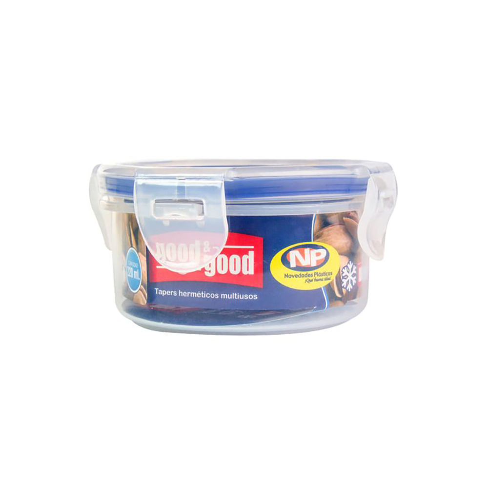 RECIPIENTE HERMETICO TAPER G&G 220ML NP