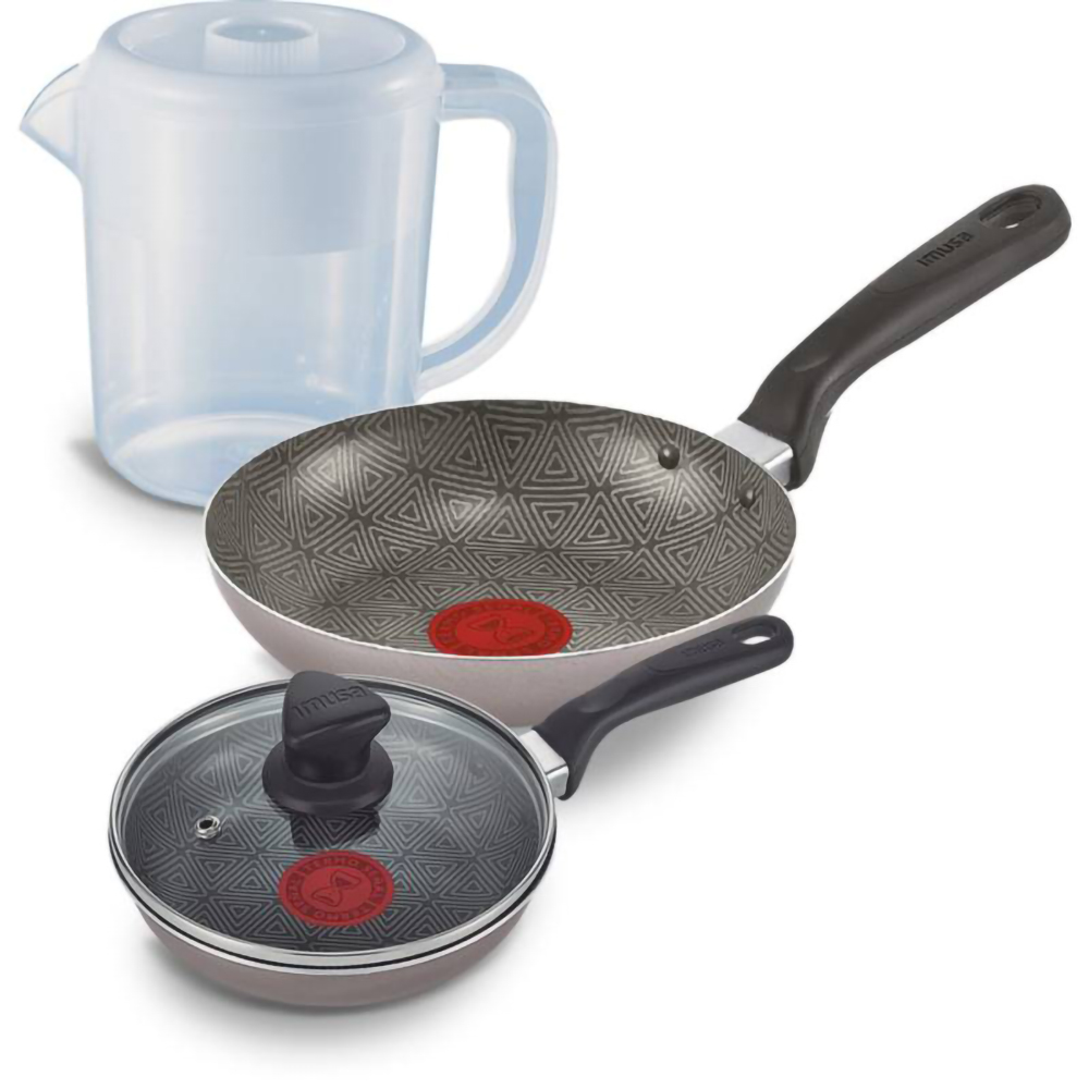 SET SARTEN18+CACER14+JAR AMER 1.5L IMUSA