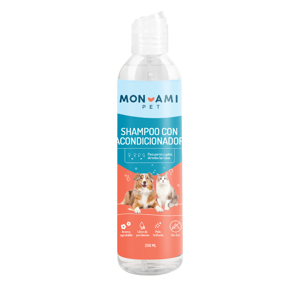 SHAMPOO CON ACONDICIONADOR 250 ML MON AMI