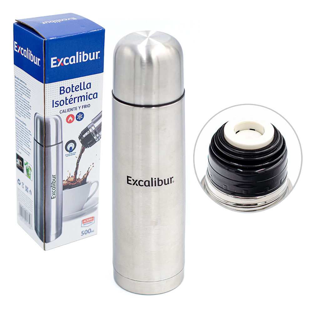 TERMO ISOTERMICO 500 ML VIAJERO EXCALIBUR