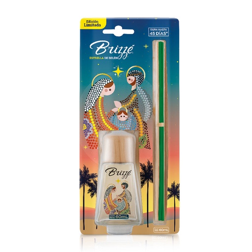 [19695] AMBIENTADOR PALITOS RATTAN BRIZZE ESTRELLA DE BELEN X 60ML