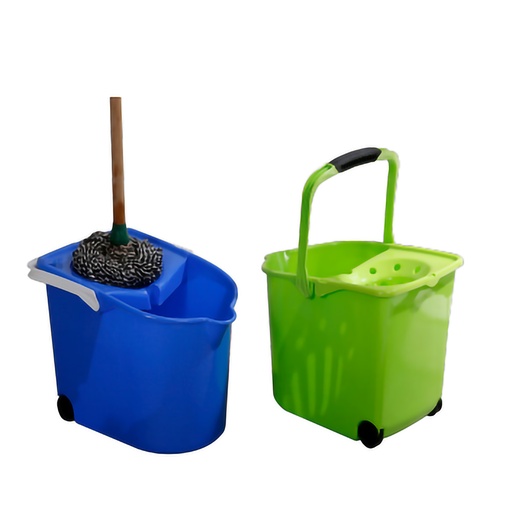 [18279] BALDE CLEAN 20 LT EC ESCURRIDOR RUEDA NP