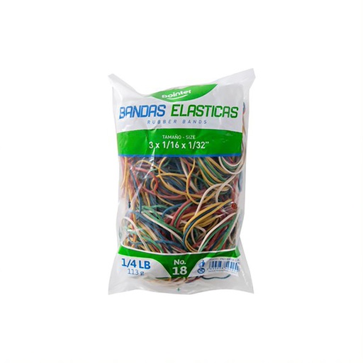 [17531] BANDAS ELASTICAS 1/4 LB COLOR POINTER