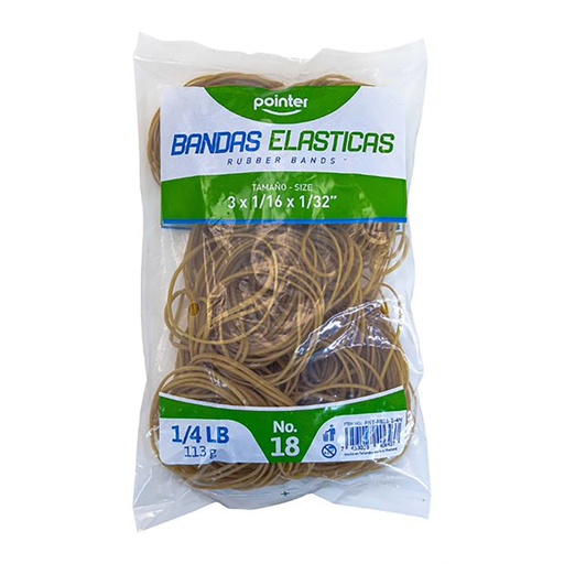 [17530] BANDAS ELASTICAS 1/4LB BAG POINTER