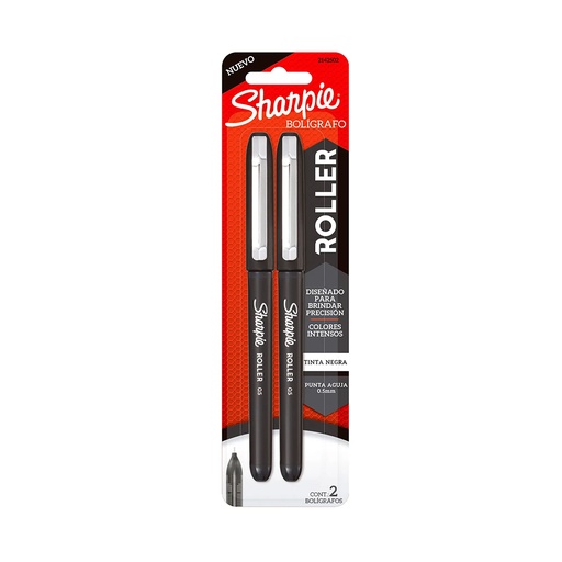 [19852] BOLIGRAFO SHARPIE ROLLER TX2 NEG NEWELL