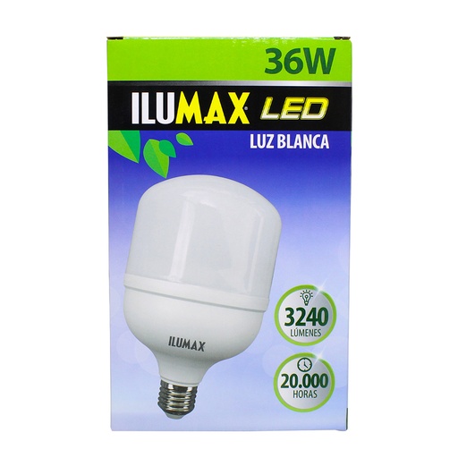 [19347] BOMBILLO 36W LED 20MH LUZ BLANCA-ILUMAX