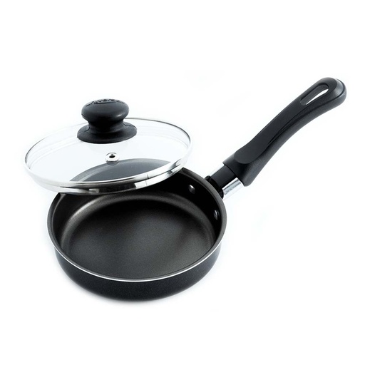 [17335] CACEROLA 12 CM ALIADA MANGO +TAPA VIDRIO UNIVERSAL  