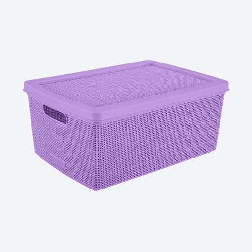 [18995] CANASTA FIQUE 13,5L LAVANDA CT RIMAX