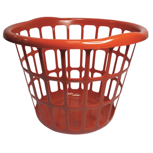 [19357] CANASTA REDONDA PQNA ROJO COLPLAST