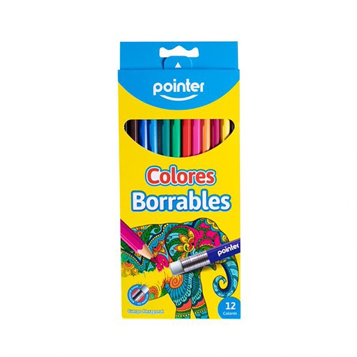 [17536] COLORES BORRABLES X 12 POINTER