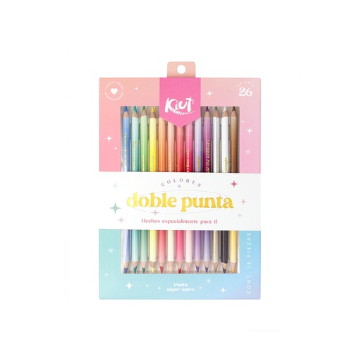 [18150] COLORES DOBLE PUNTA KIUT X13 NORMA