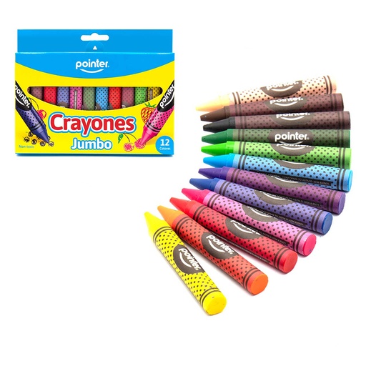 [17538] CRAYONES JUMBO X 12 POINTER