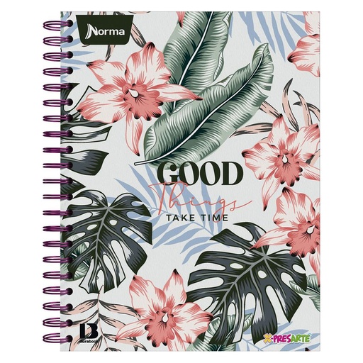[18124] CUADERNO 80 H ARG DUR 7M GD XP FEM NORMA