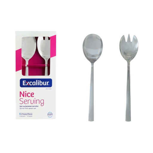 [17496] CUCHARONES PARA ENSALADA EXCALIBUR