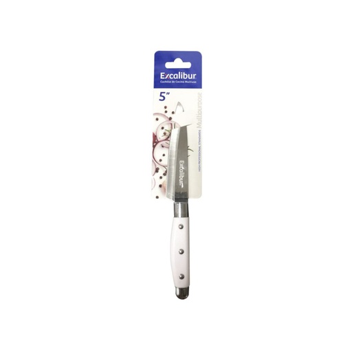 [17442] CUCHILLO 5 COCINA INOX MANGO PLASTICO EXCALIBUR