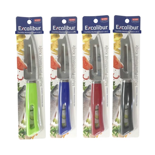 [17479] CUCHILLO MULTIFUNCION 4-1 PEQUENO EXCALIBUR