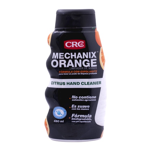 [16193] DESENGRANTE DE MANOS MECHANIX ORANGUE CITRUS 490 ML CRC